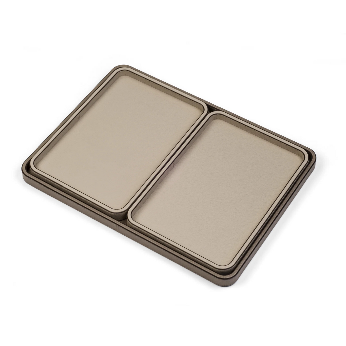 Hand-Stitched Leather Tray | Pinetti Jane | OROA.com