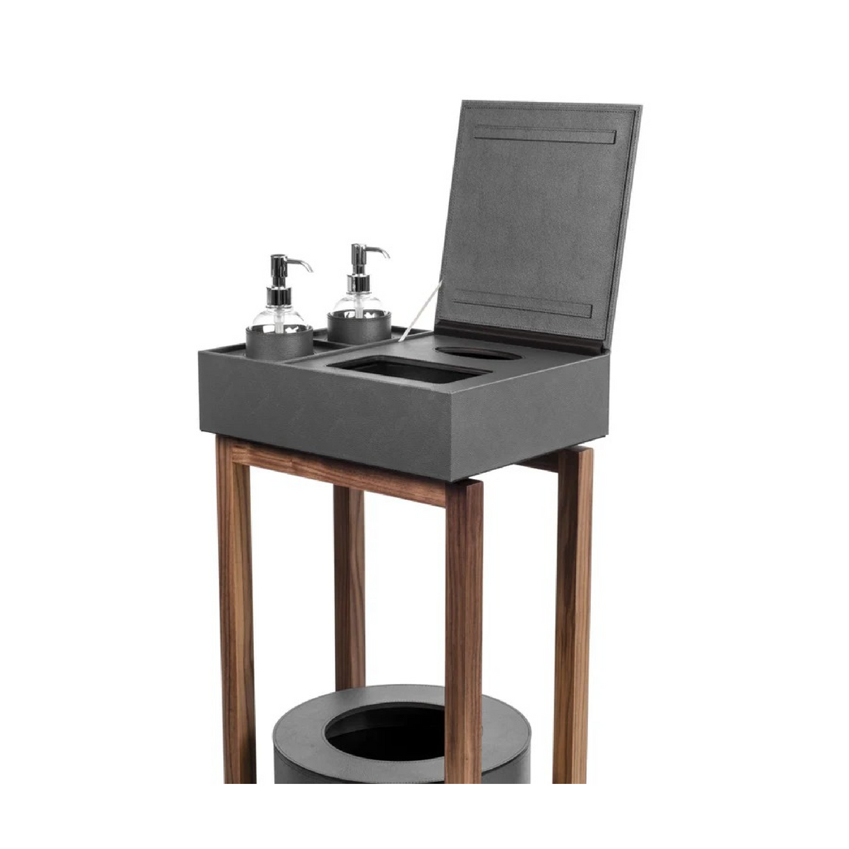 Wooden Framed Sanitizing Box with Stand | Pinetti Igea | OROA.com