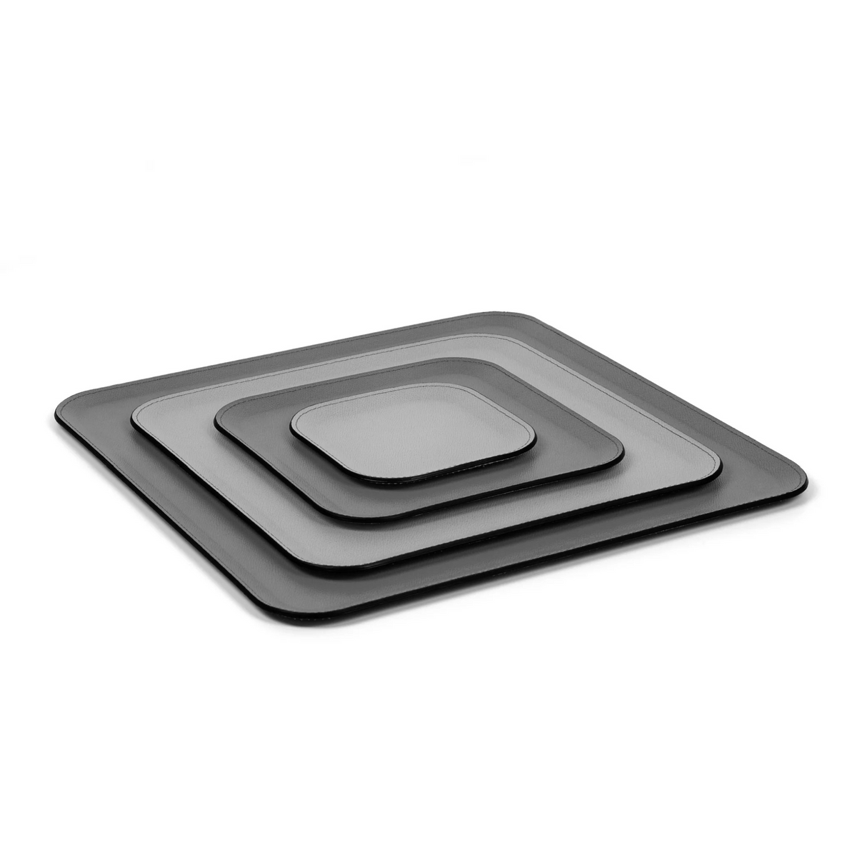 Square Calf Leather Tray | Pinetti Victor | OROA.com
