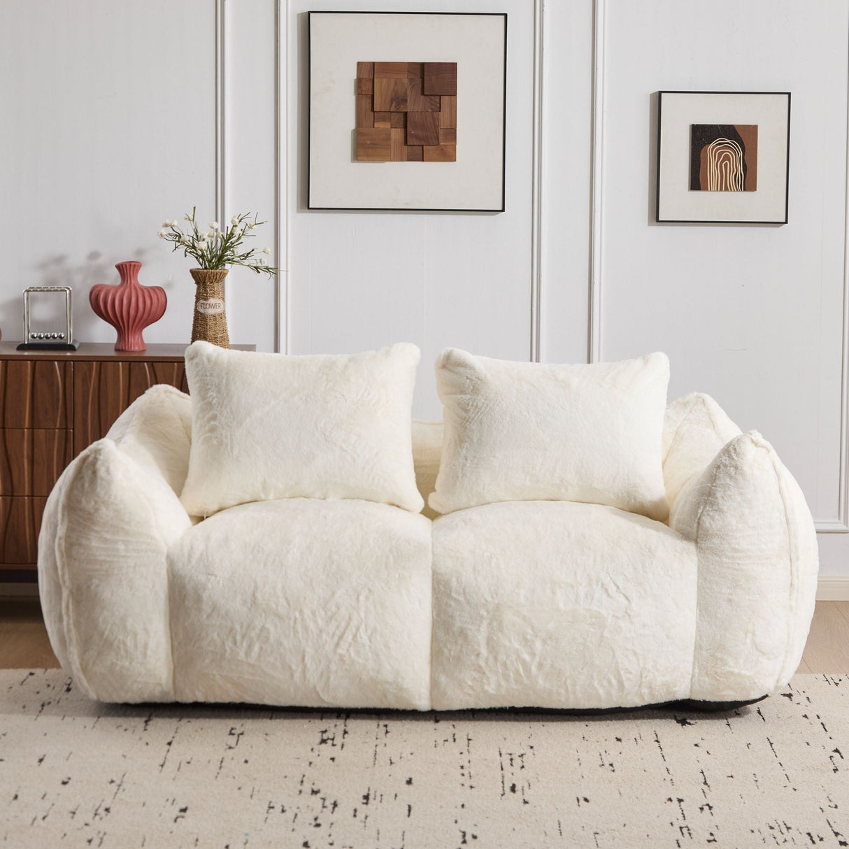 Bean Bag Couch, Ultra Soft Loveseat - OROA