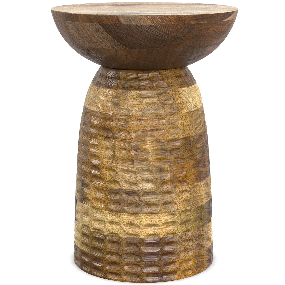 Natural Solid Mango Side Table | Maison Naturelle