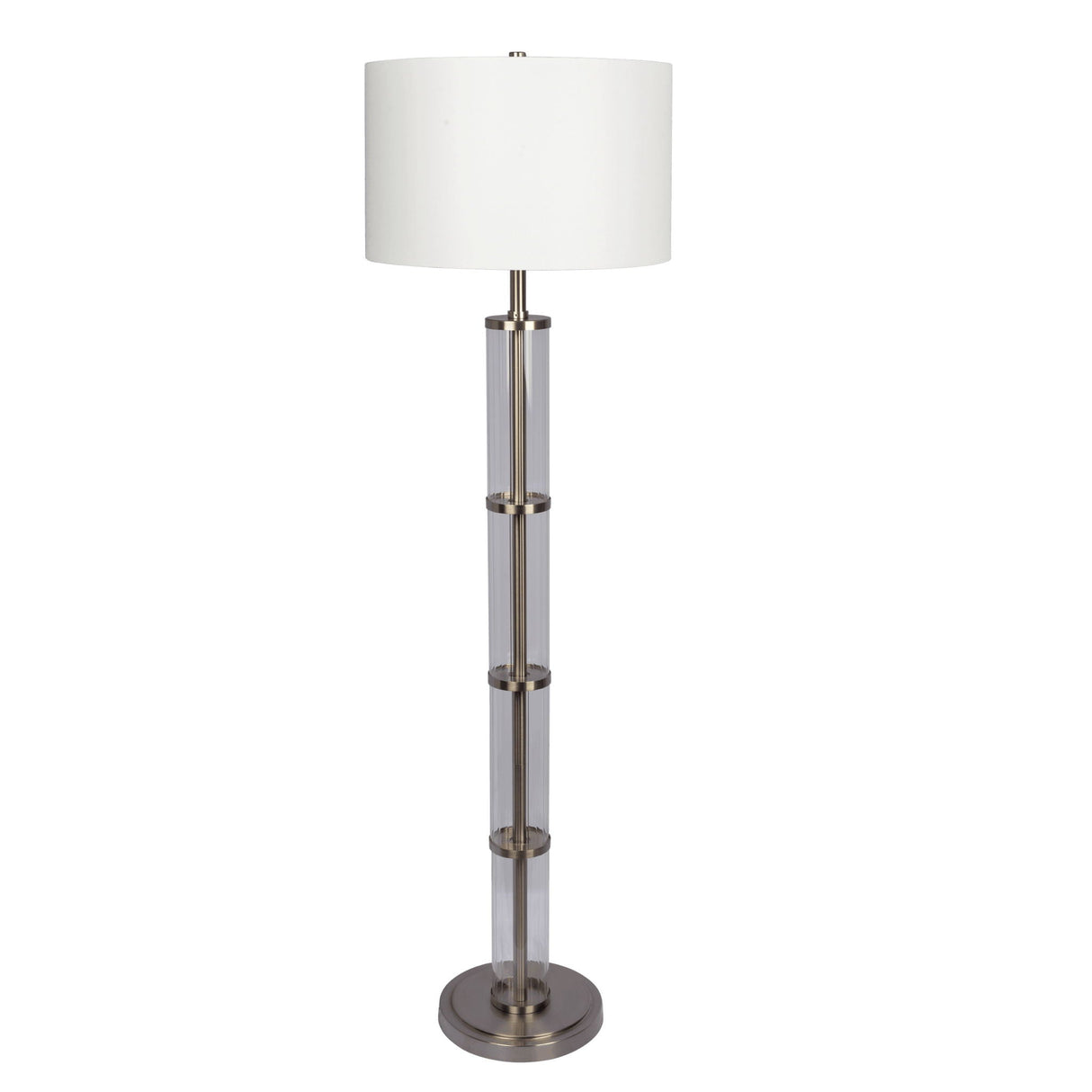 Brushed Nickel Floor Lamp - OROA