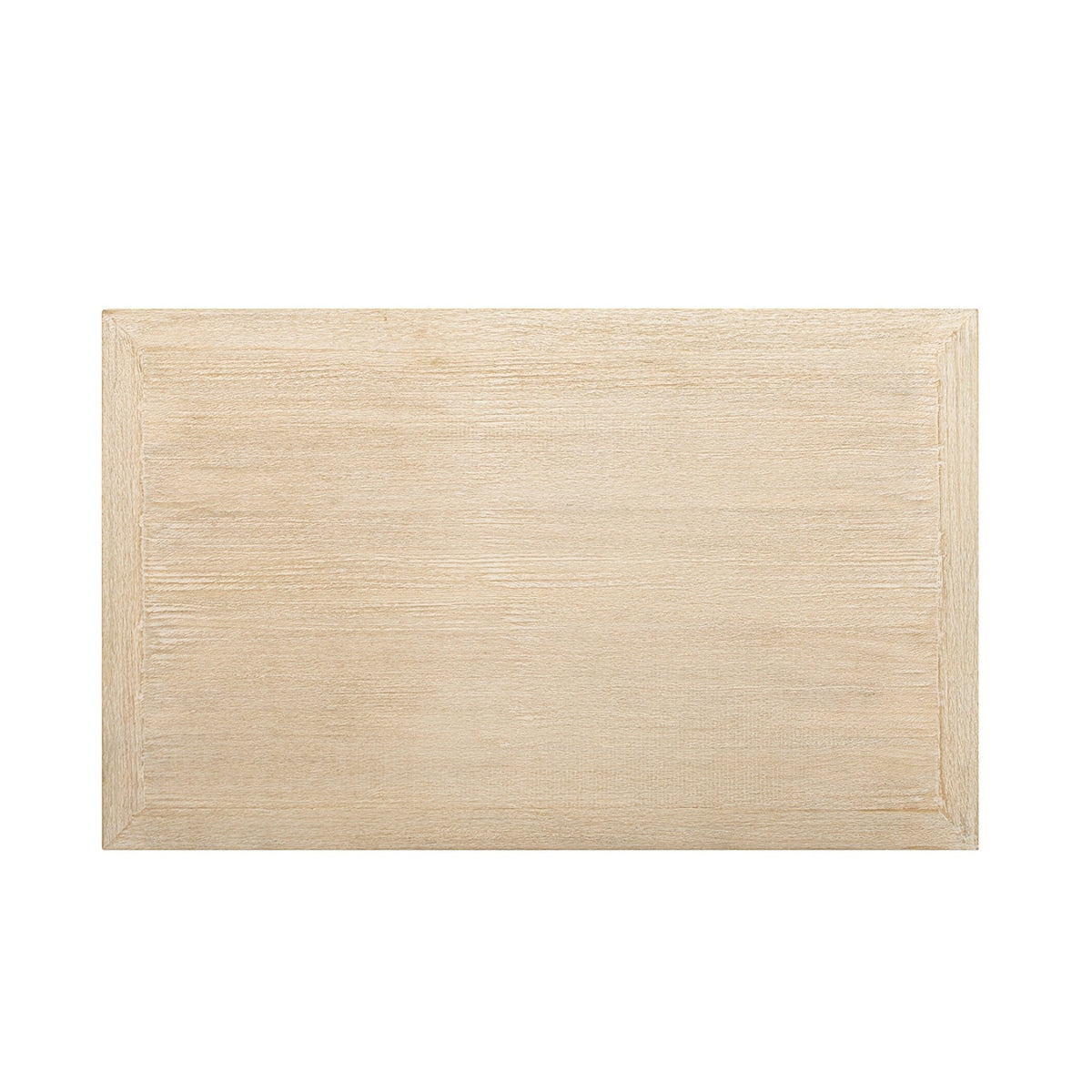 Ellis Reclaimed Pine Open Frame Coffee Table with Lower Shelf, Light Natural Cerused - OROA Online Furniture