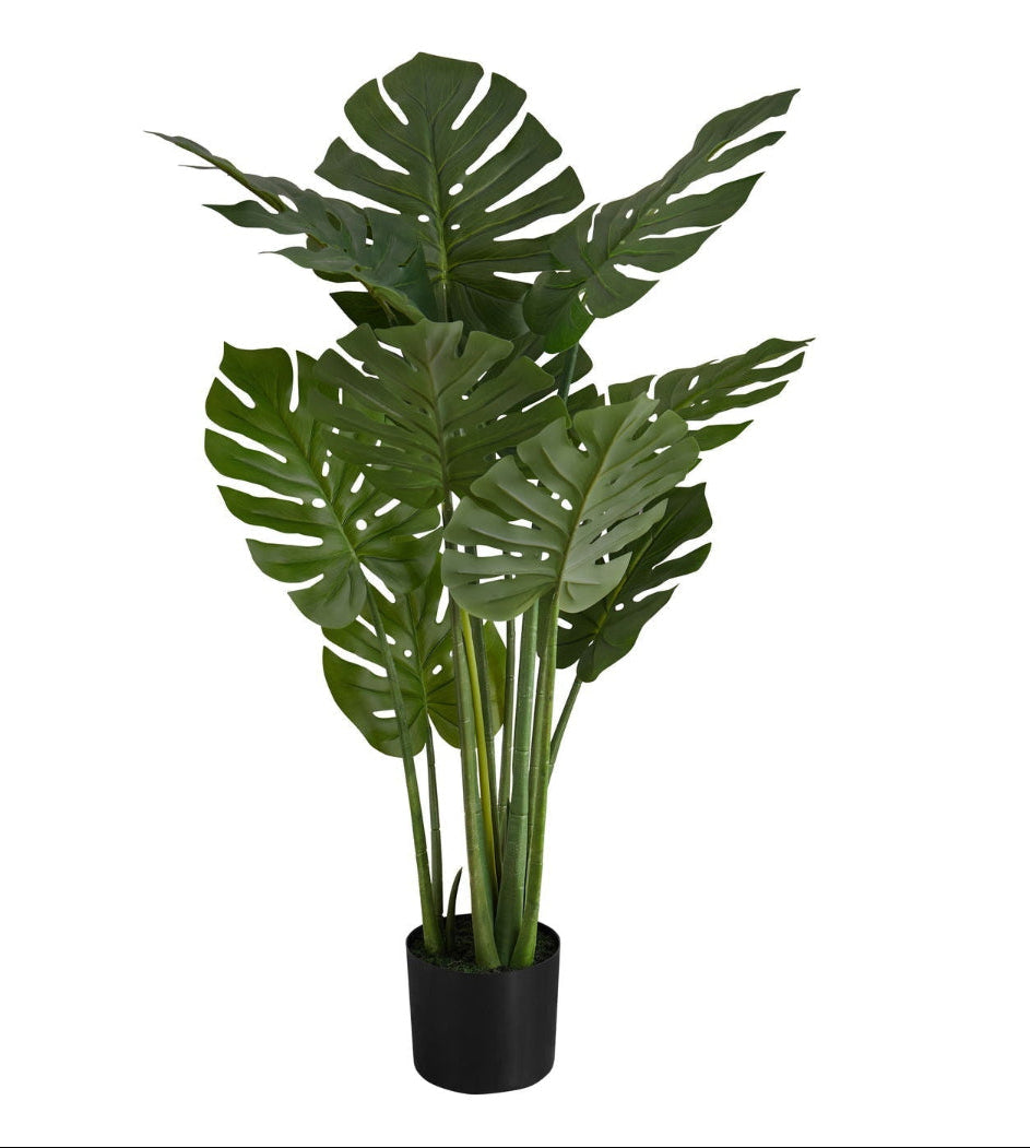 Tall Artificial Monstera Tree - Natural Look