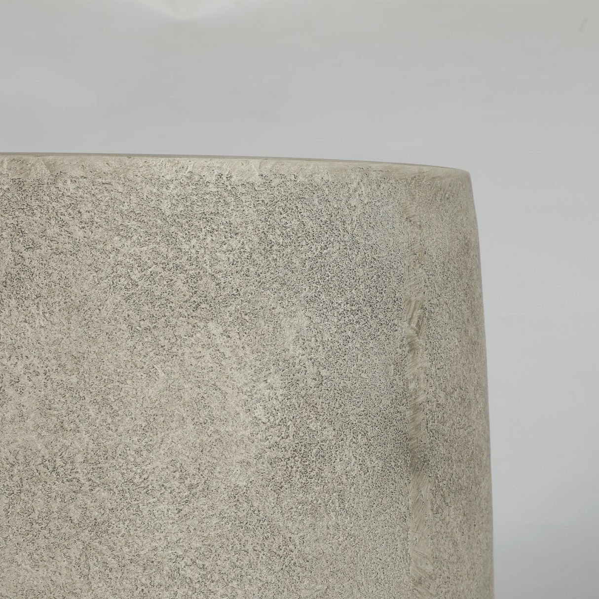 Round Concrete Planter (S/2) - Antique Grey