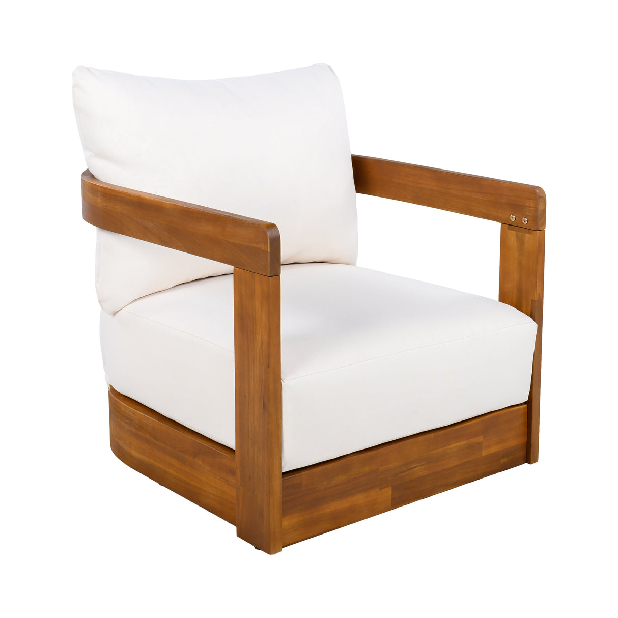 Premium Acacia Wood Outdoor Club Chair Capri