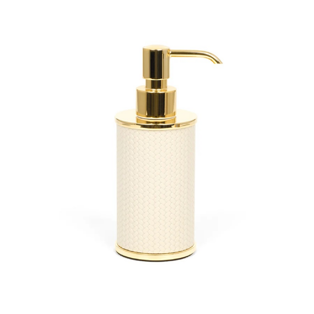 Leather Covered Round Bathroom Set | Pinetti Olimpia | OROA.com