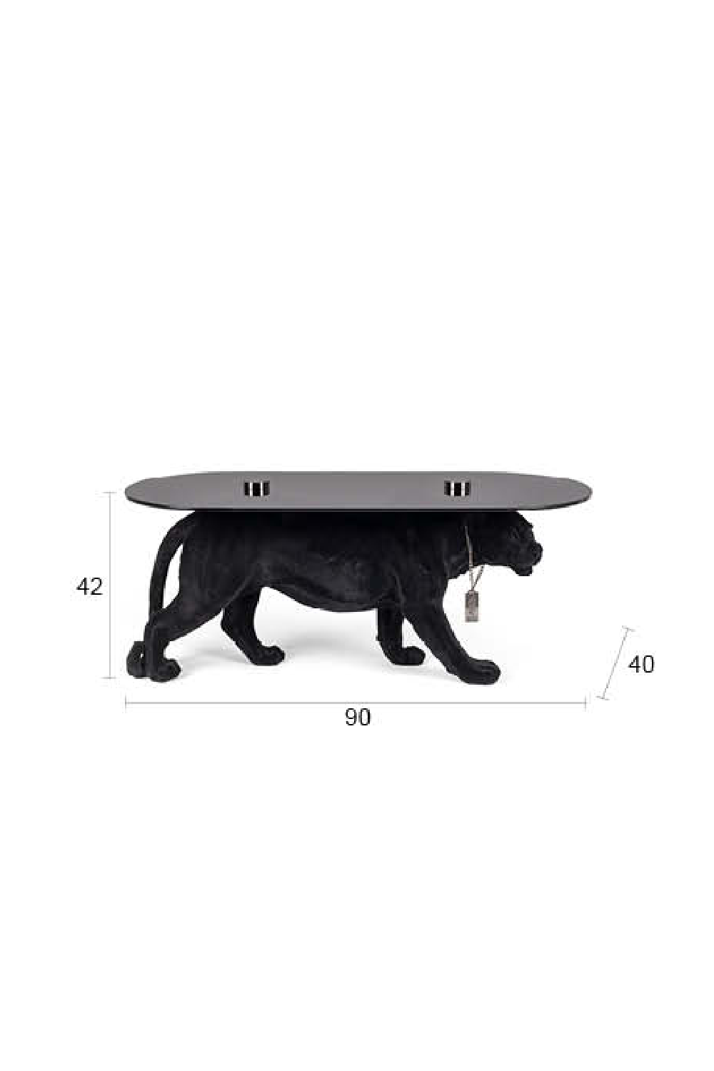 Panther Sculpture Coffee Table | Bold Monkey Dope As Hell | OROA.com