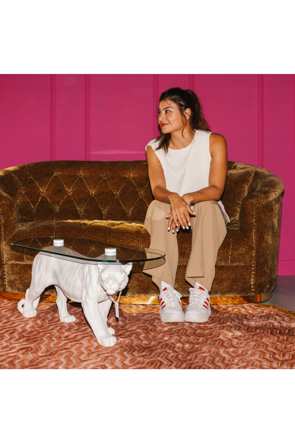 Panther Sculpture Coffee Table | Bold Monkey Dope As Hell | OROA.com