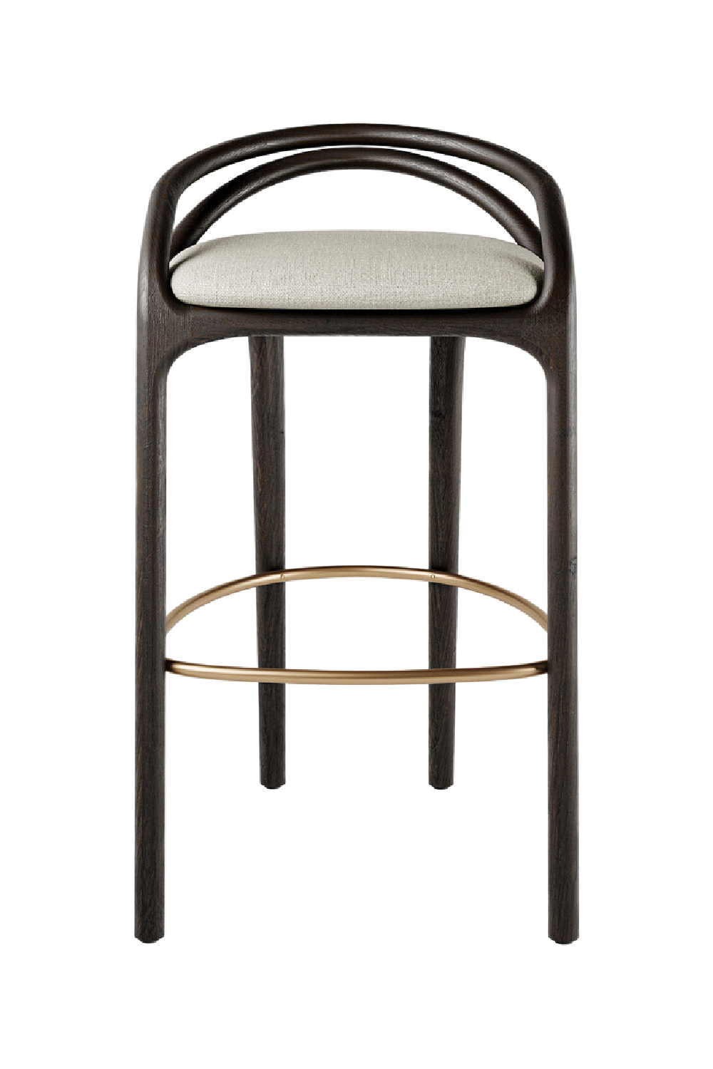 Brown Teak Bar Stool | Morpho By Tomorrowland Aleta | Oroa.com