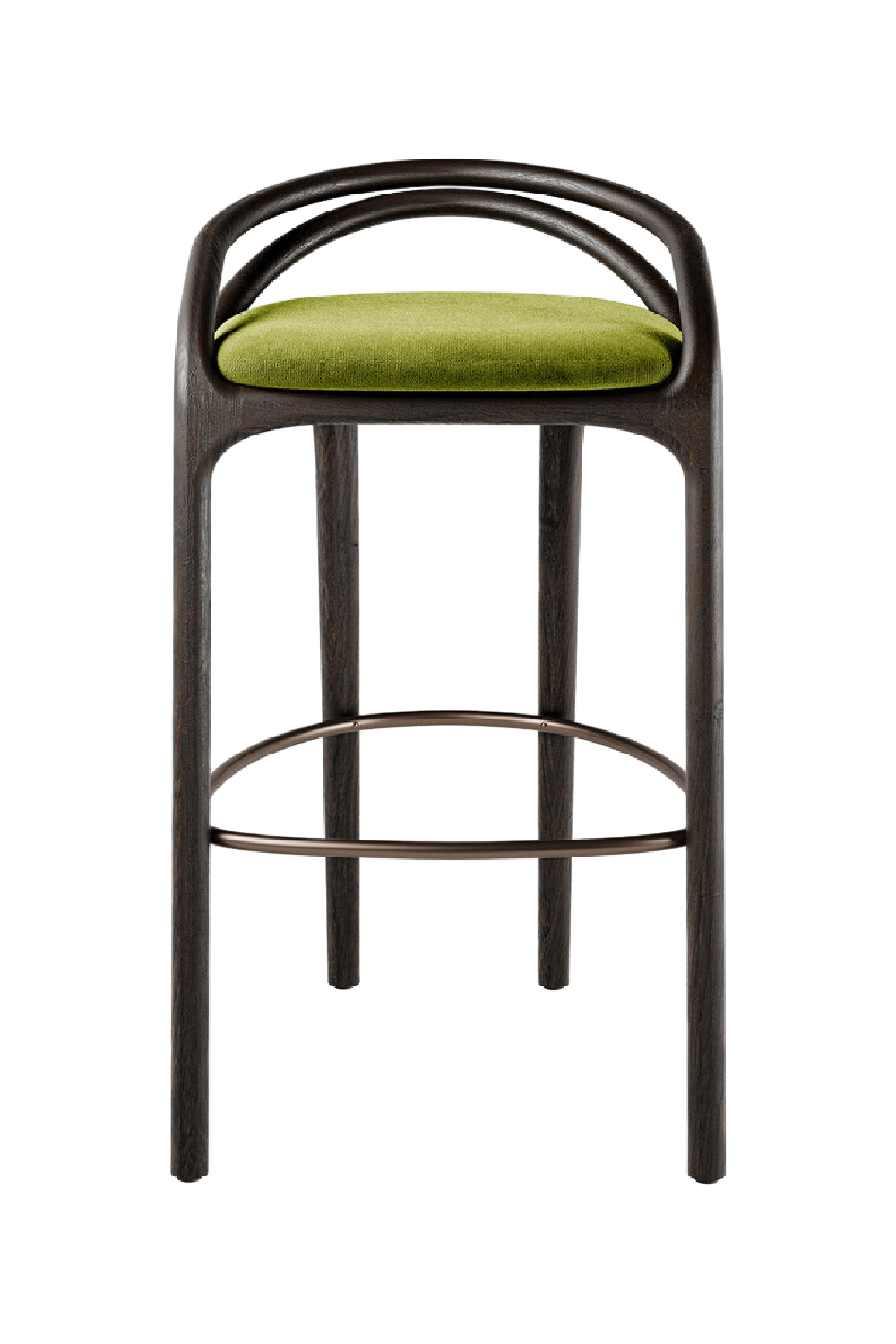 Brown Teak Bar Stool | Morpho By Tomorrowland Aleta | Oroa.com