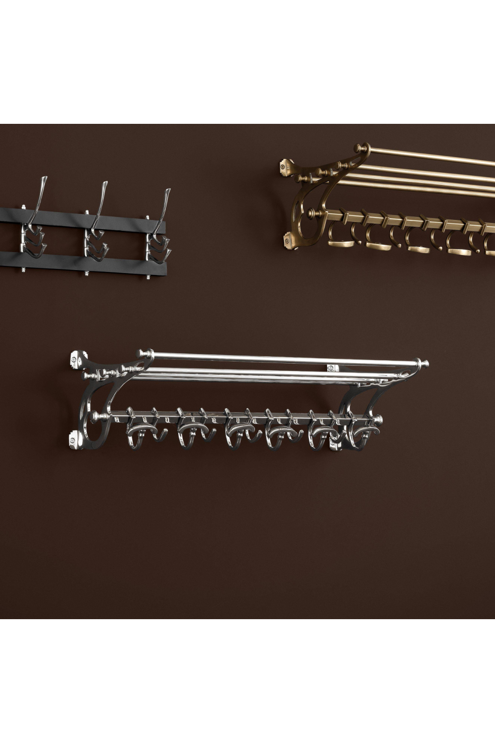 Wall-Mounted Metal Coat Rack S | Eichholtz Hudson | Oroa.com