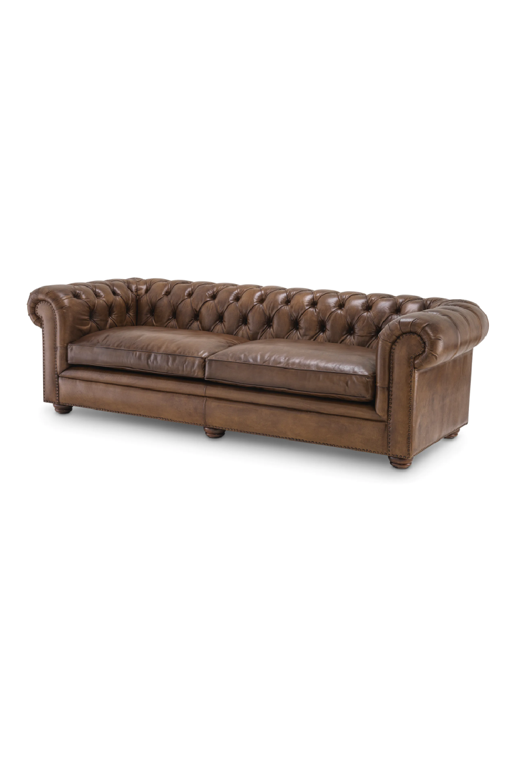 Brown Leather Club Sofa | Eichholtz Gymnasium | Oroa.com