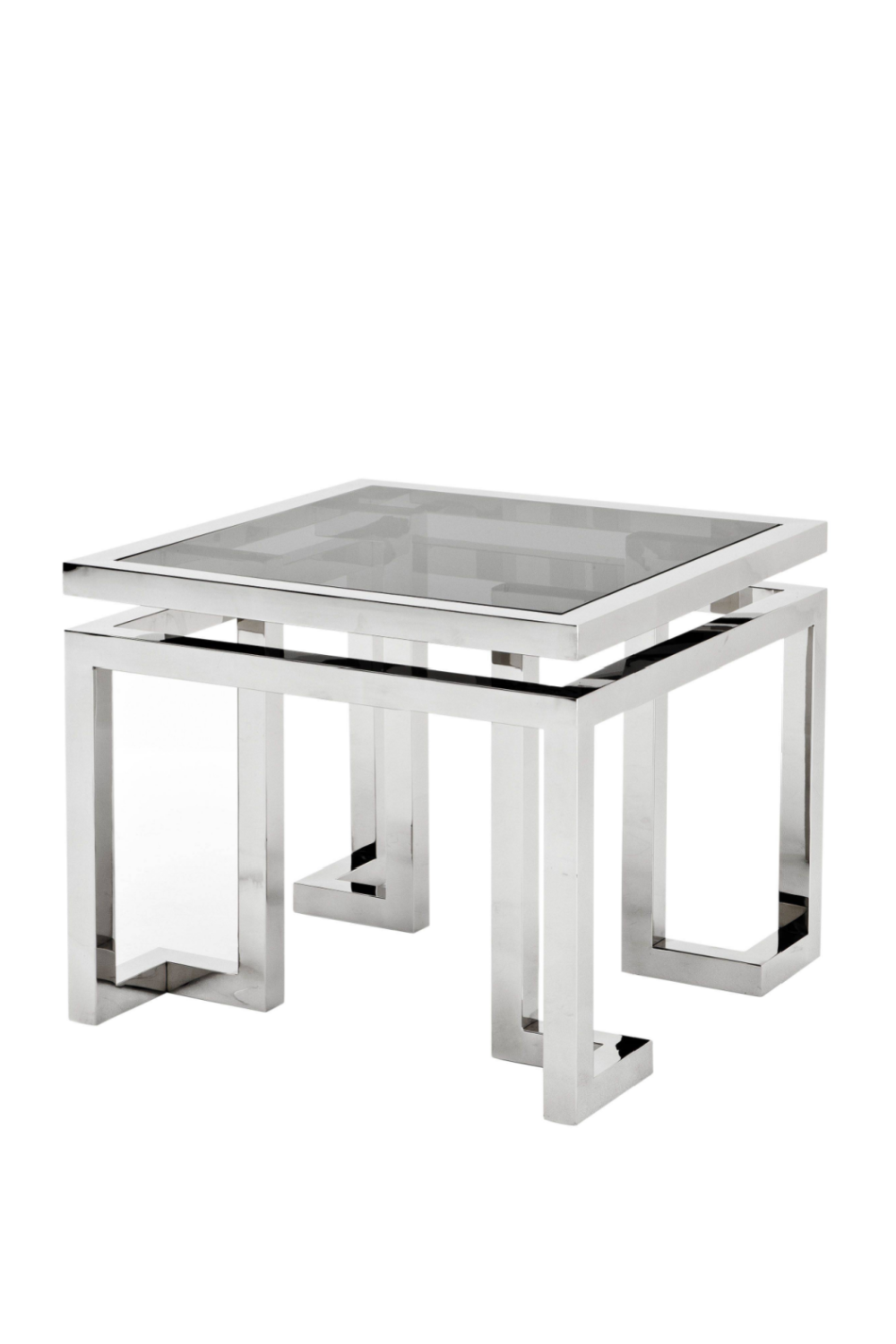 Stainless Steel Framed Side Table | Eichholtz Palmer | Oroa.com