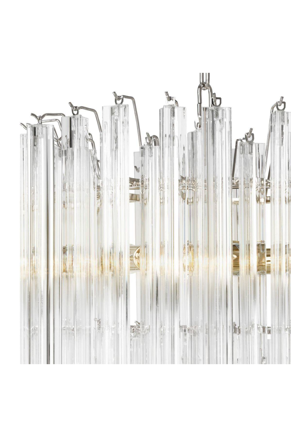 Nickel Glass Chandelier | Eichholtz Salerno | Oroa.com