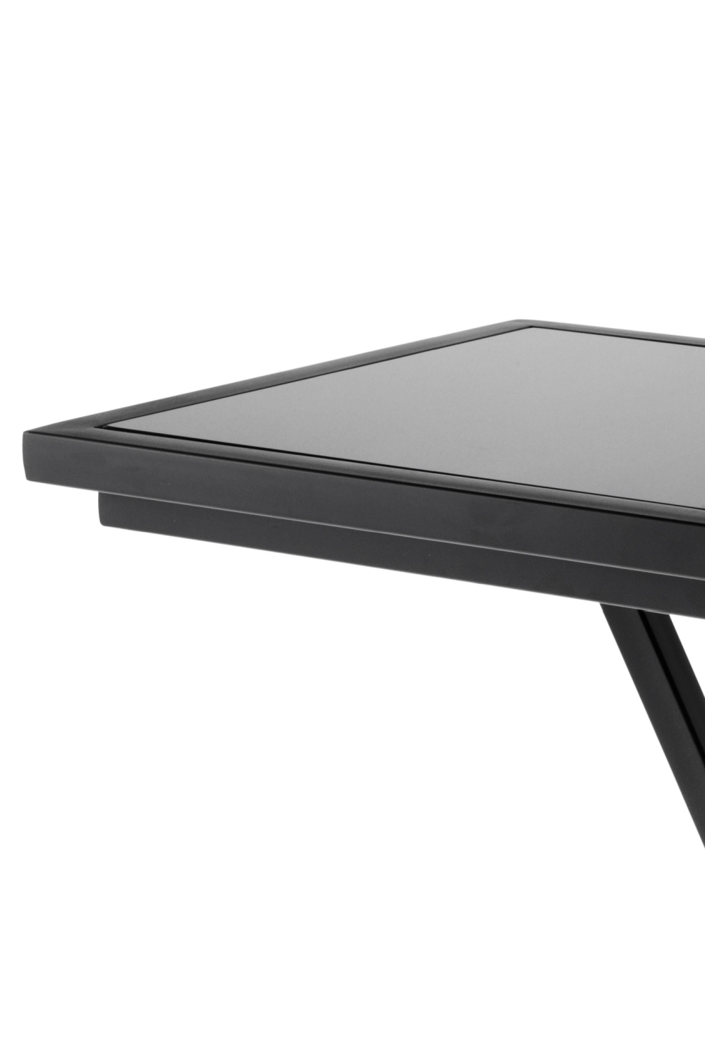 Gunmetal Glass Side Table | Eichholtz Cross | Oroa.com