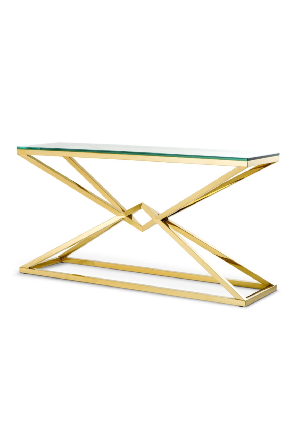 Brass Crossed-Leg Console Table | Eichholtz Connor L | Oroa.com