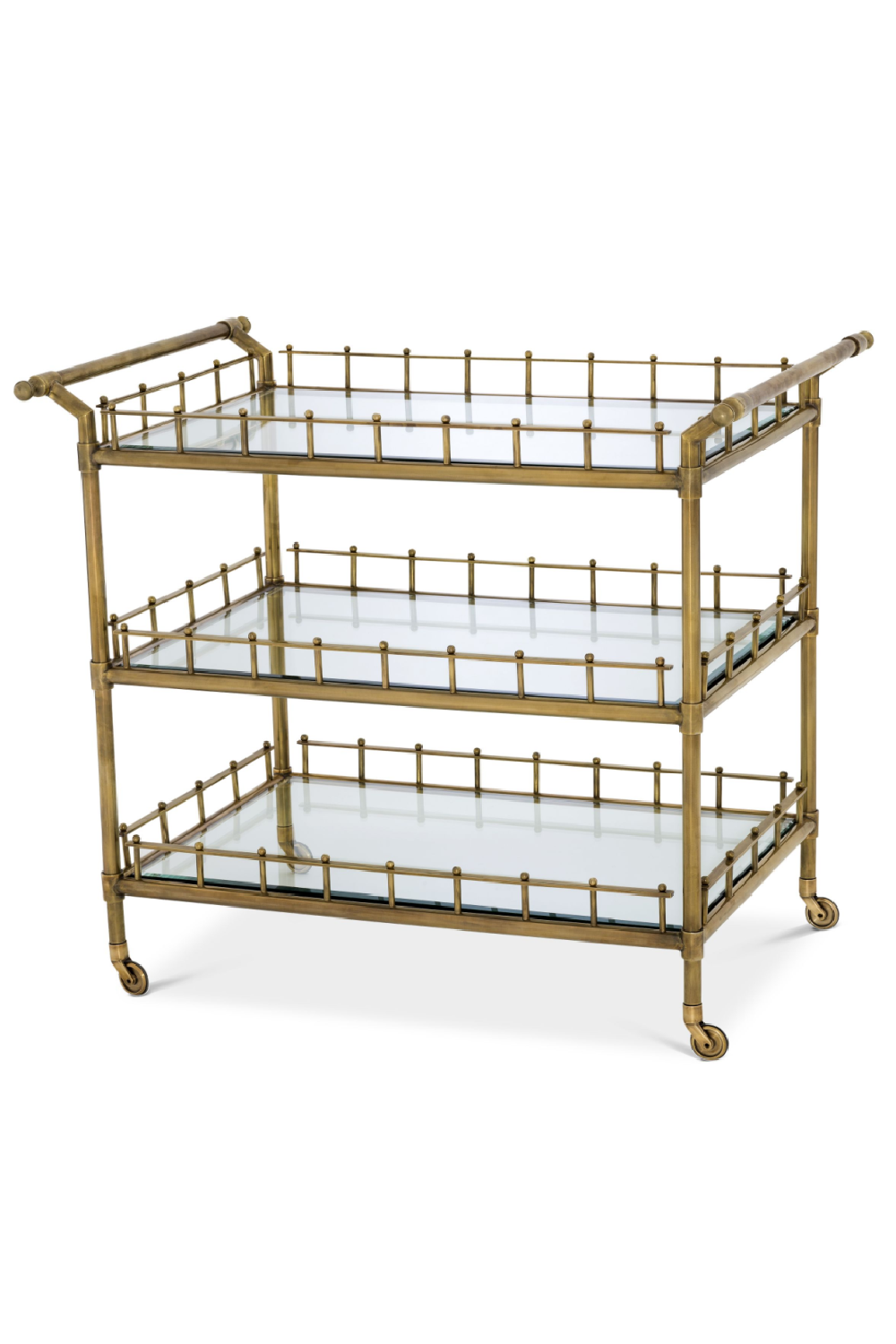 Vintage Brass Trolley | Eichholtz Scarlett | Oroa.com
