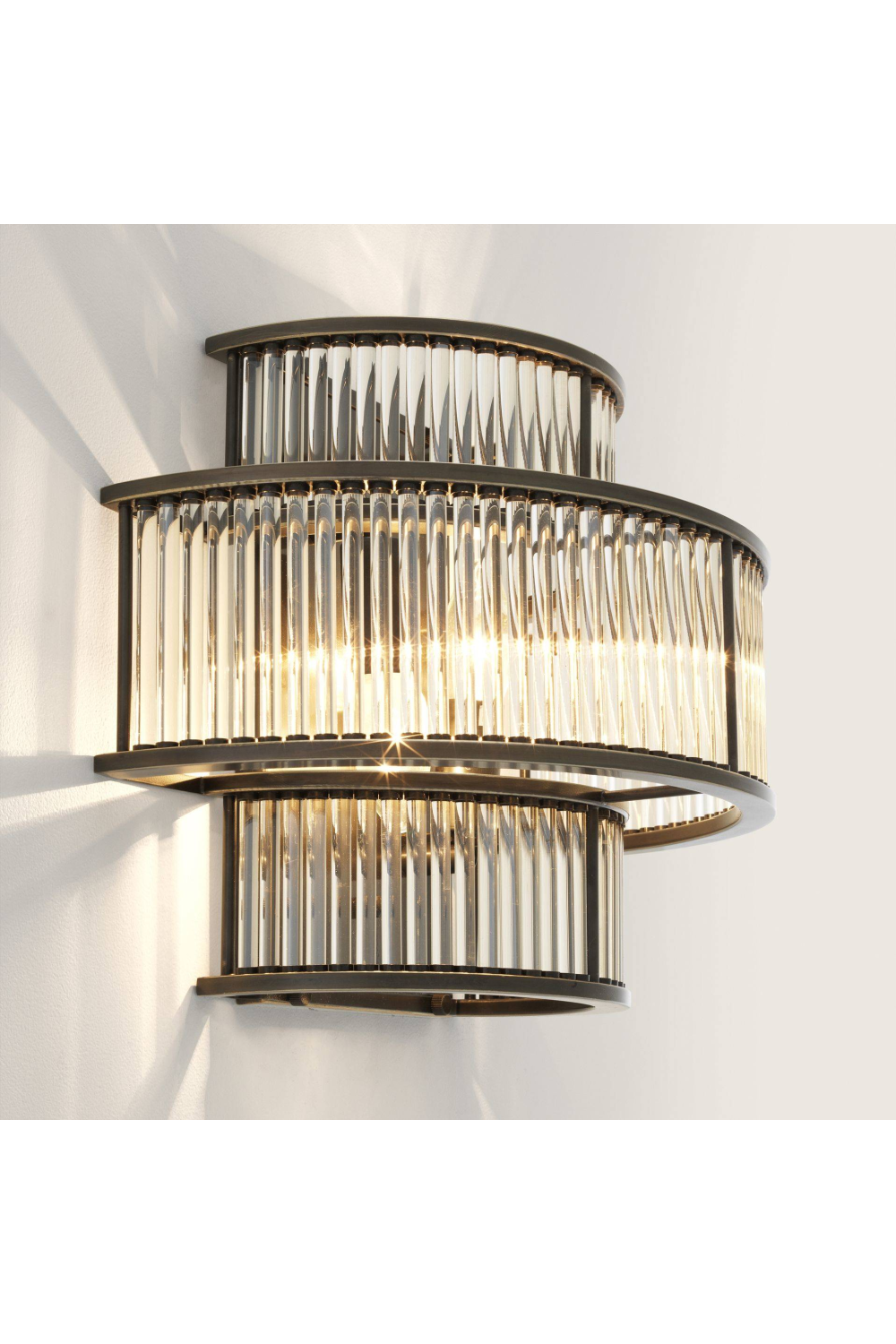 Silver Glass Wall Sconce | Eichholtz Mancini | Oroa.com