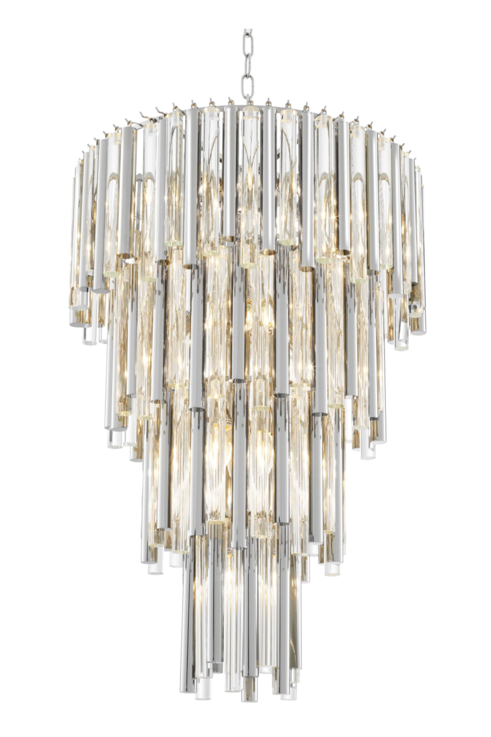 Glass Layered Chandelier | Eichholtz Gigi -L | Oroatrade.com