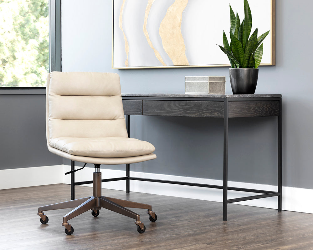 Padded Swivel Office Chair by Splendido Stinson, alternate view 20