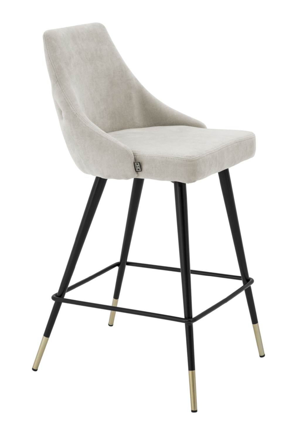 Beige Upholstered Counter Stool | Eichholtz Cedro | OROA TRADE
