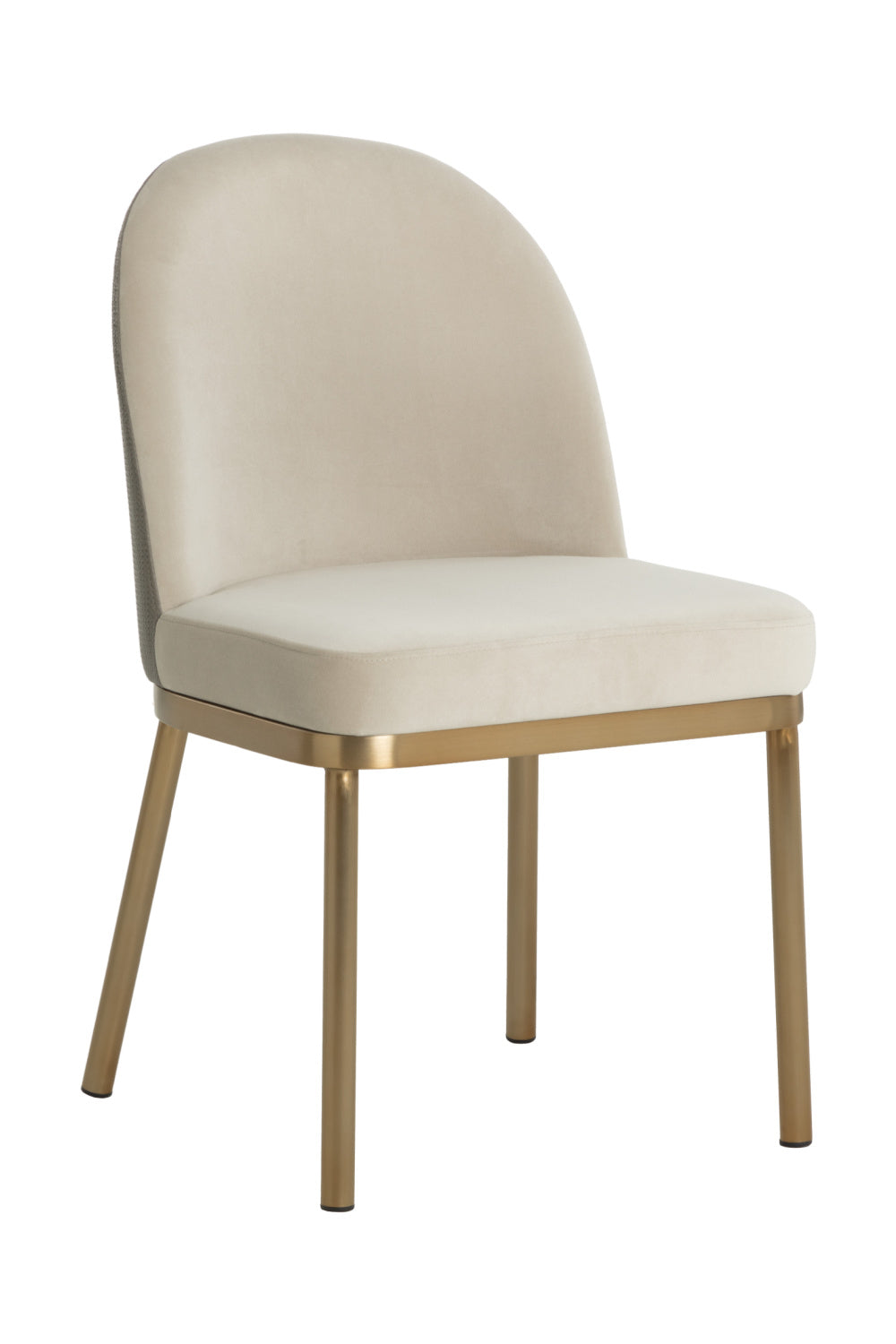 Modern European furniture - Taupe Arched-Back Dining Chairs (2) - www.oroa.com