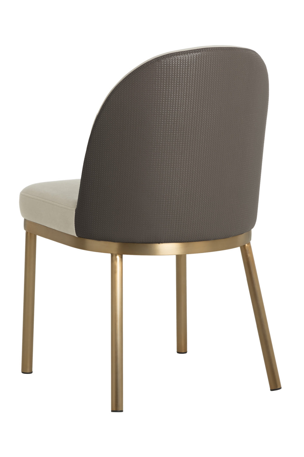 Taupe Arched-Back Dining Chairs (2) by Splendido Lavania, alternate view 5