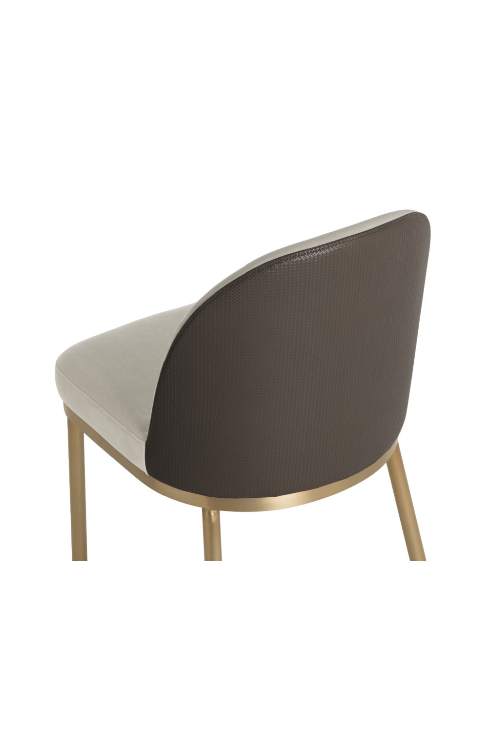 Taupe Arched-Back Dining Chairs (2) by Splendido Lavania, alternate view 6