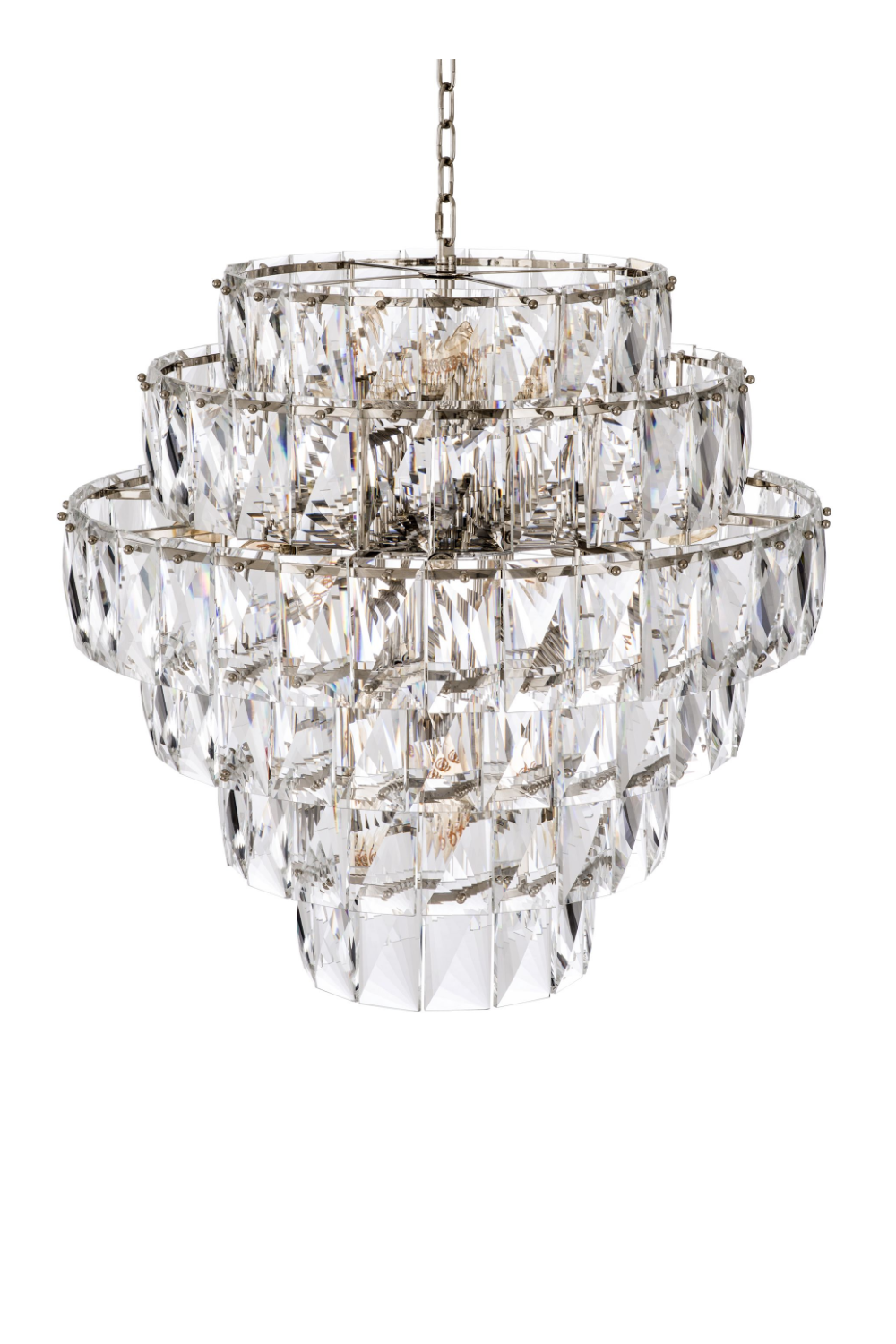 Glass Layered Chandelier L | Eichholtz Amazone | Oroa.com