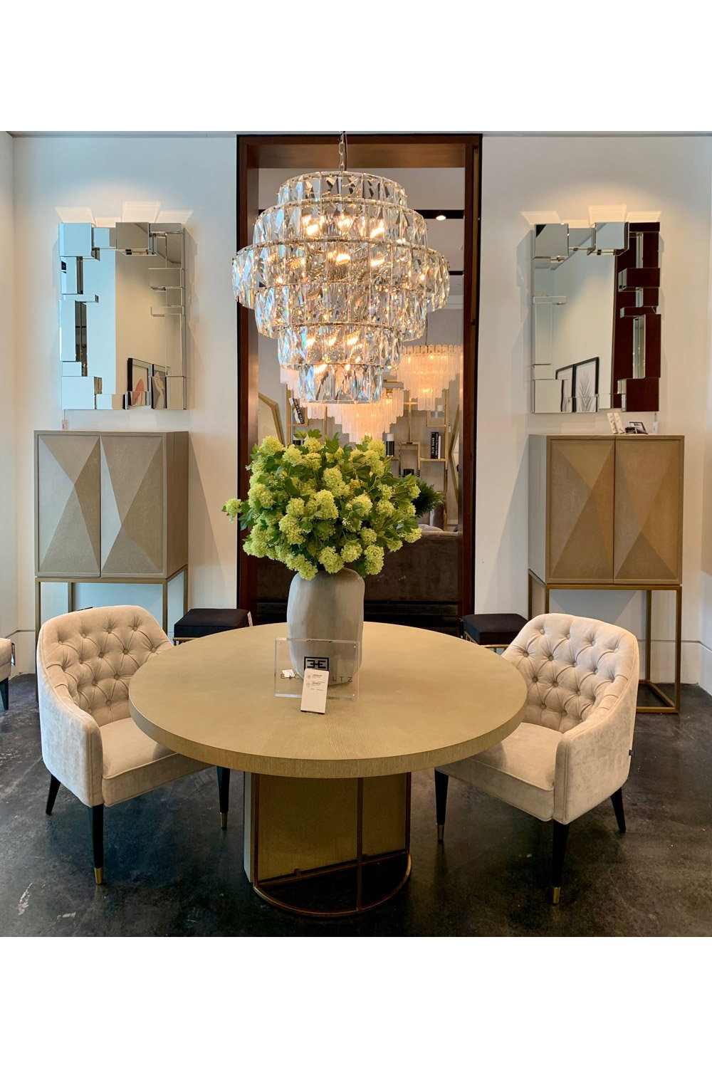 Glass Layered Chandelier L | Eichholtz Amazone | Oroa.com