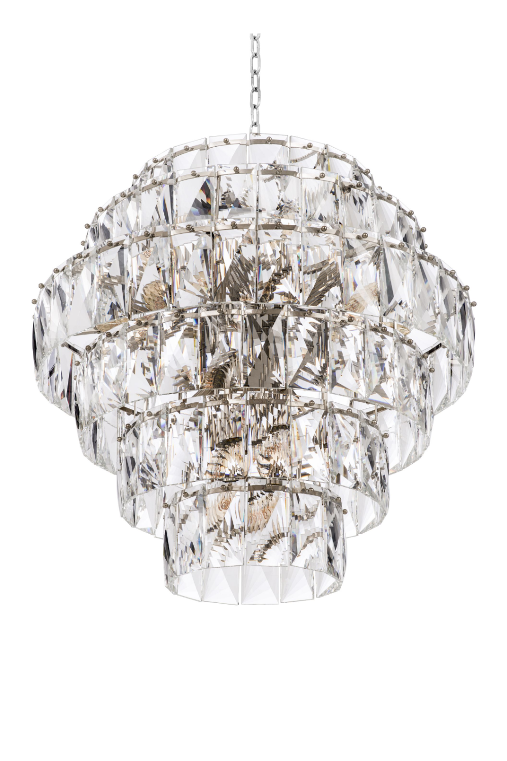 Glass Layered Chandelier L | Eichholtz Amazone | Oroa.com