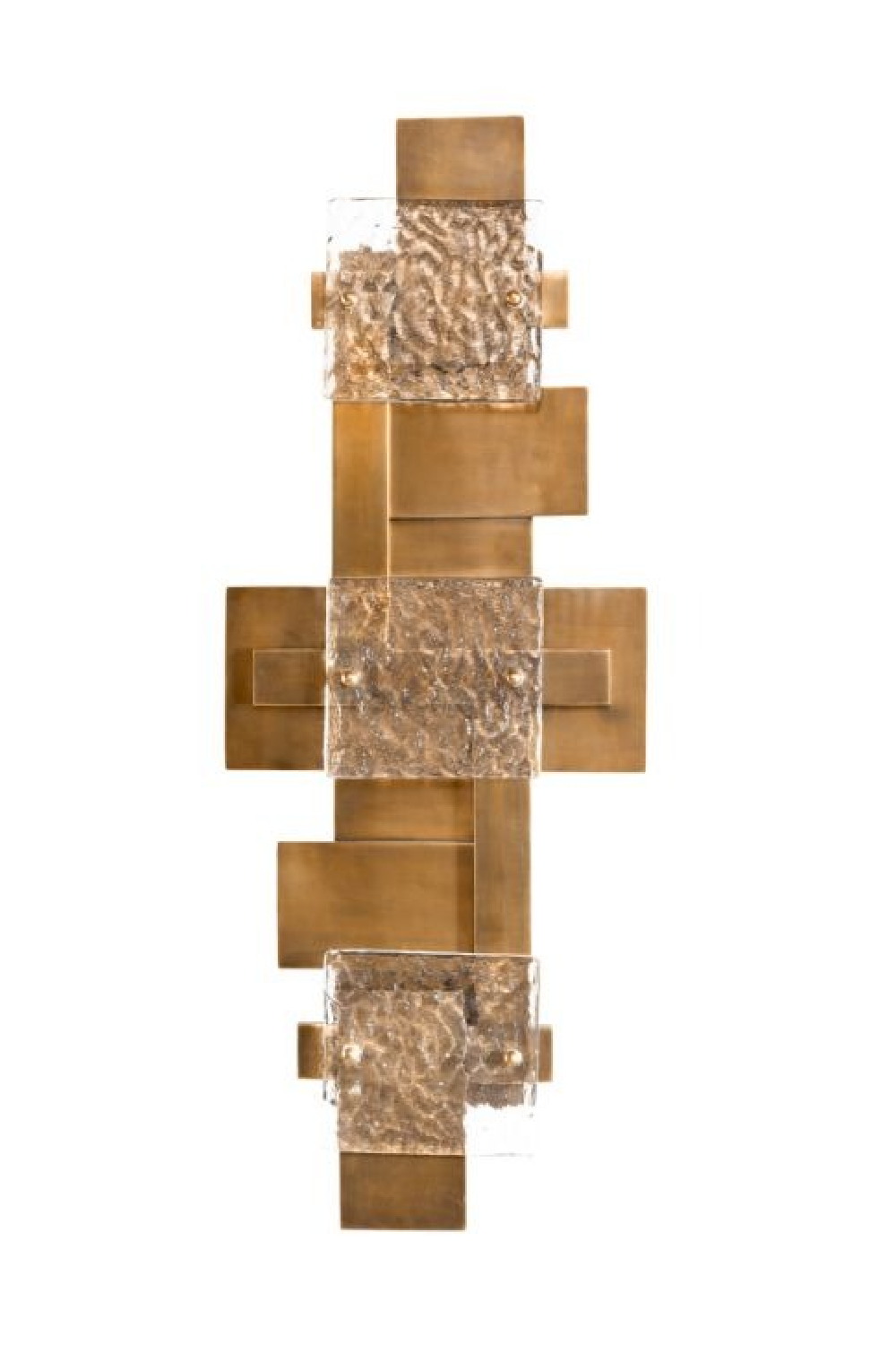 Layered Vintage Brass Wall Lamp | Eichholtz Langham | Oroa.com