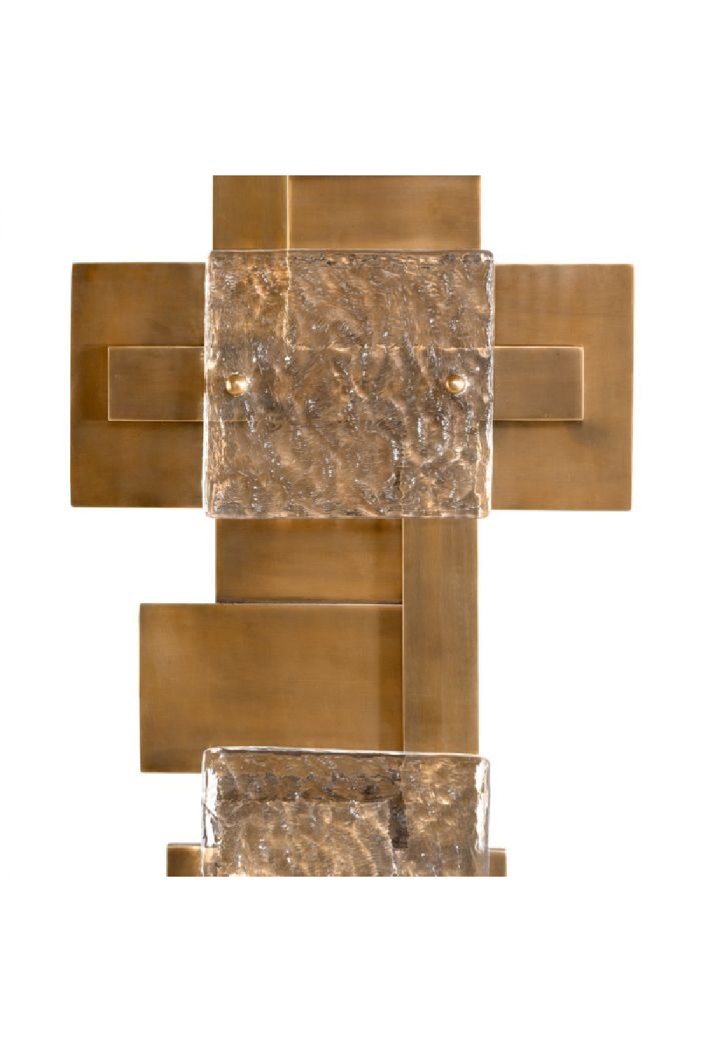 Layered Vintage Brass Wall Lamp | Eichholtz Langham | Oroa.com