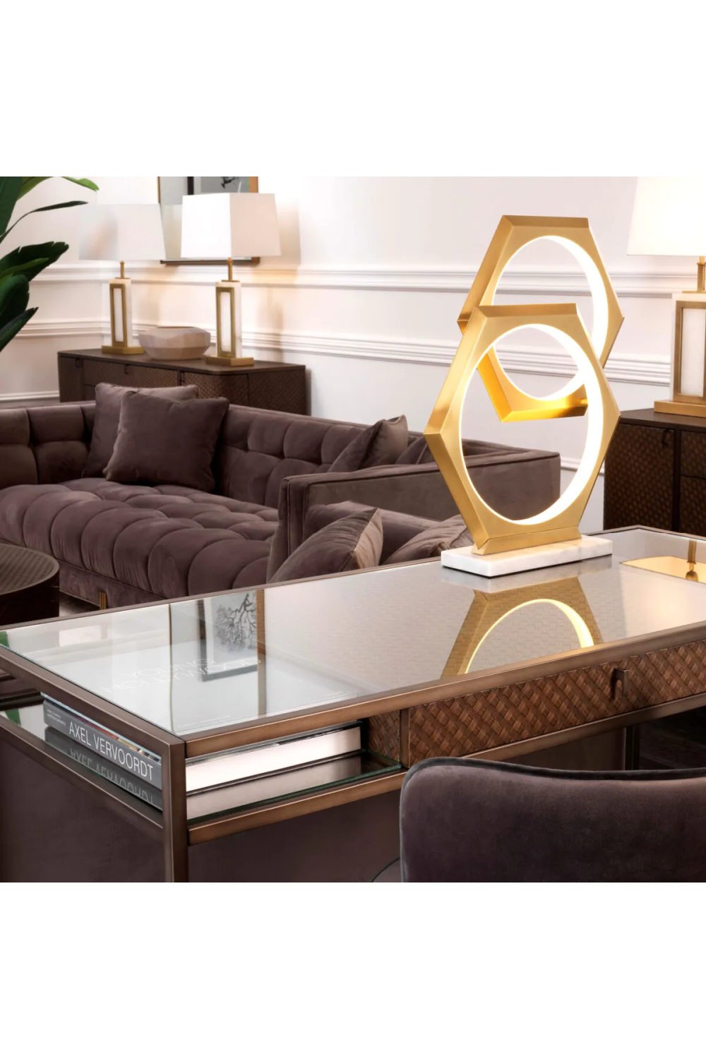 Woven Oak Desk | Eichholtz Napa Valley | Oroa.com