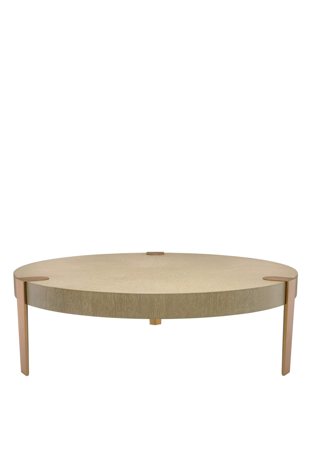 Round Oak Veneer Coffee Table | Eichholtz Oxnard | Oroa.com