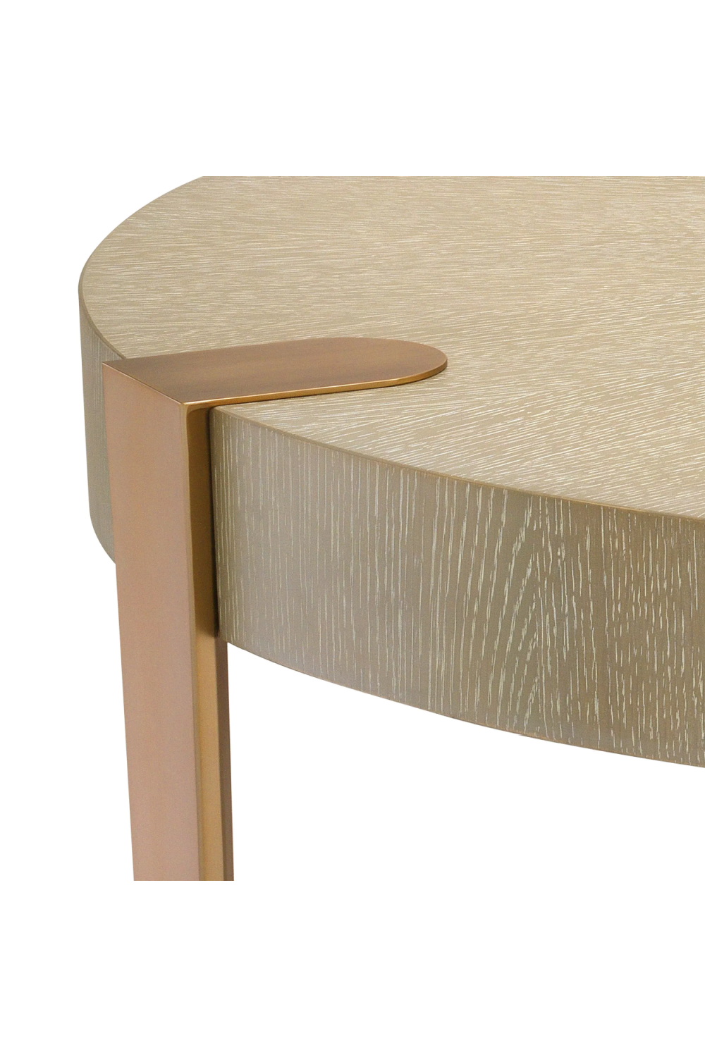 Round Oak Veneer Coffee Table | Eichholtz Oxnard | Oroa.com