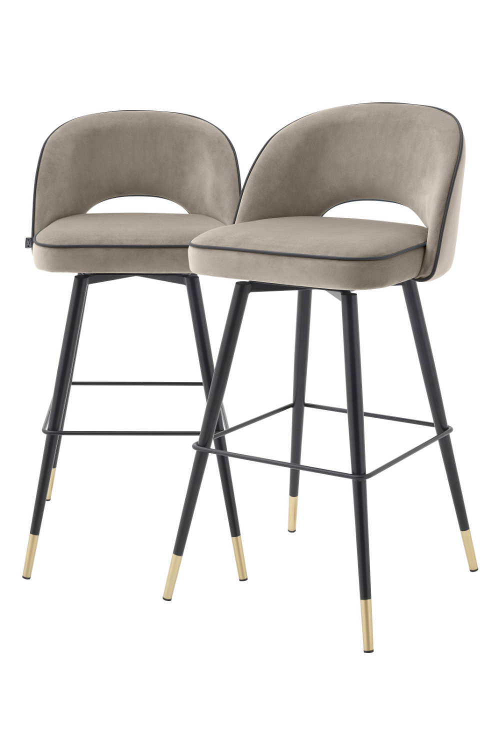 Cut-Out Back Bar Stools (2) | Eichholtz Cliff | Oroa.com