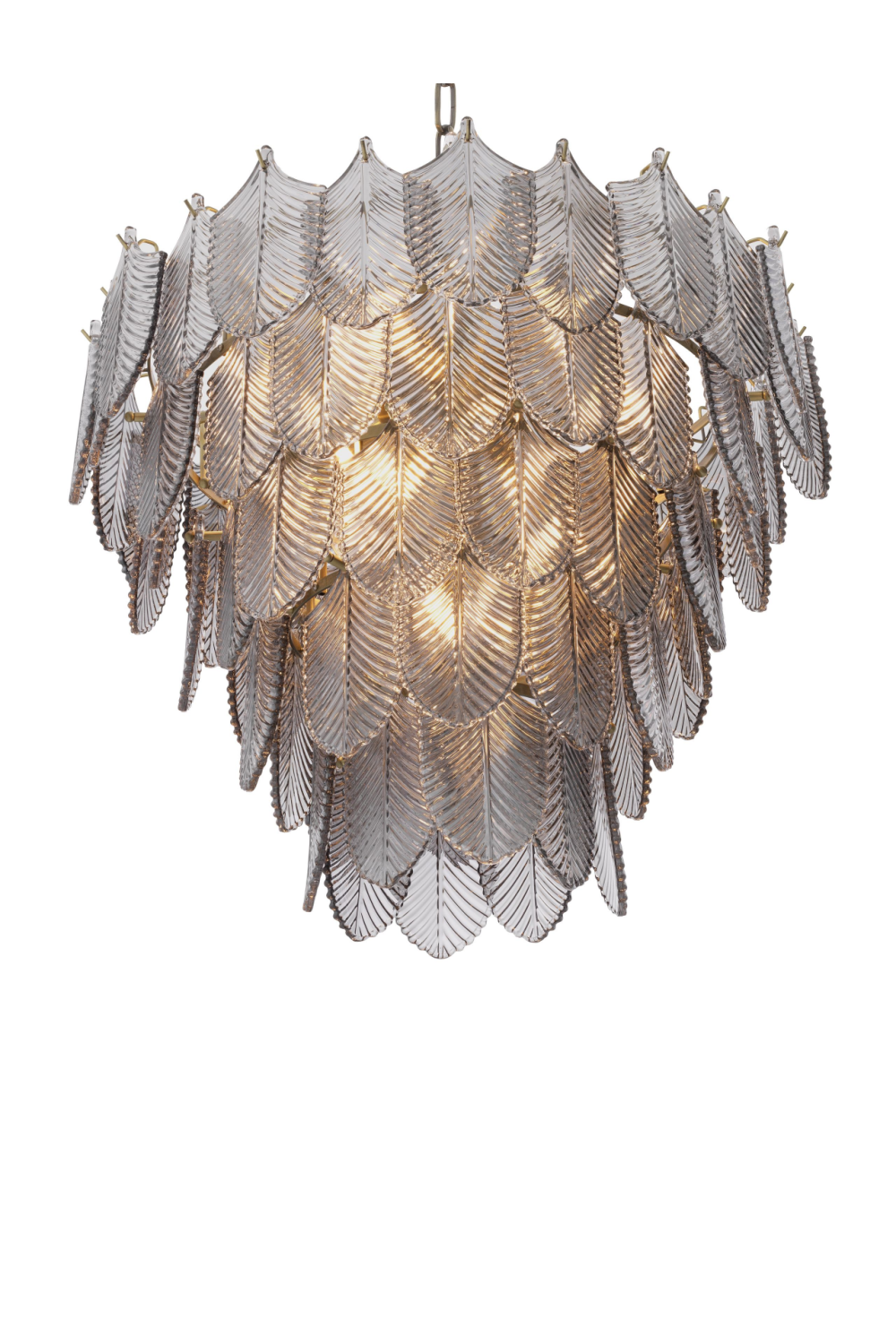 Smoked Glass Layered Chandelier | Eichholtz Verbier | Oroa.com