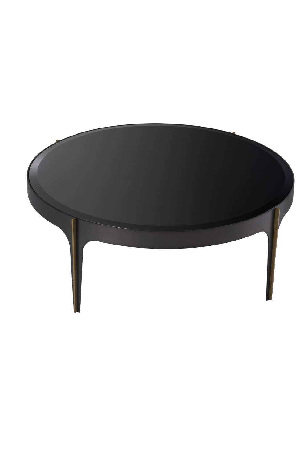 Bronze Frame Black Coffee Table | Eichholtz Artemisa | Oroa.com
