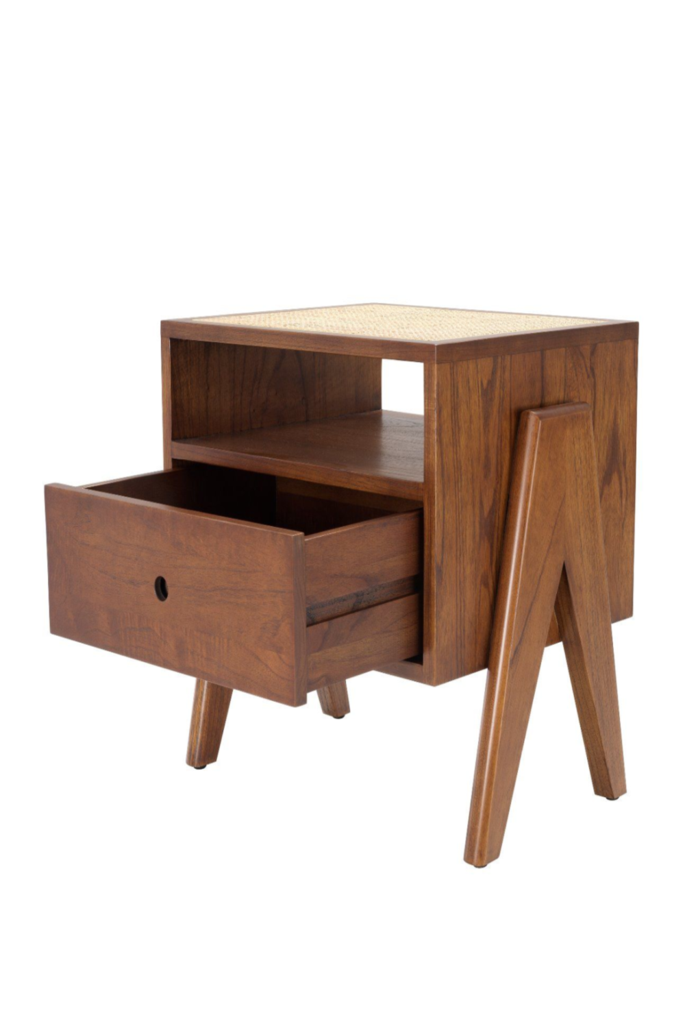 Rattan V-Legged Bedside Table | Eichholtz Latour | Oroa.com