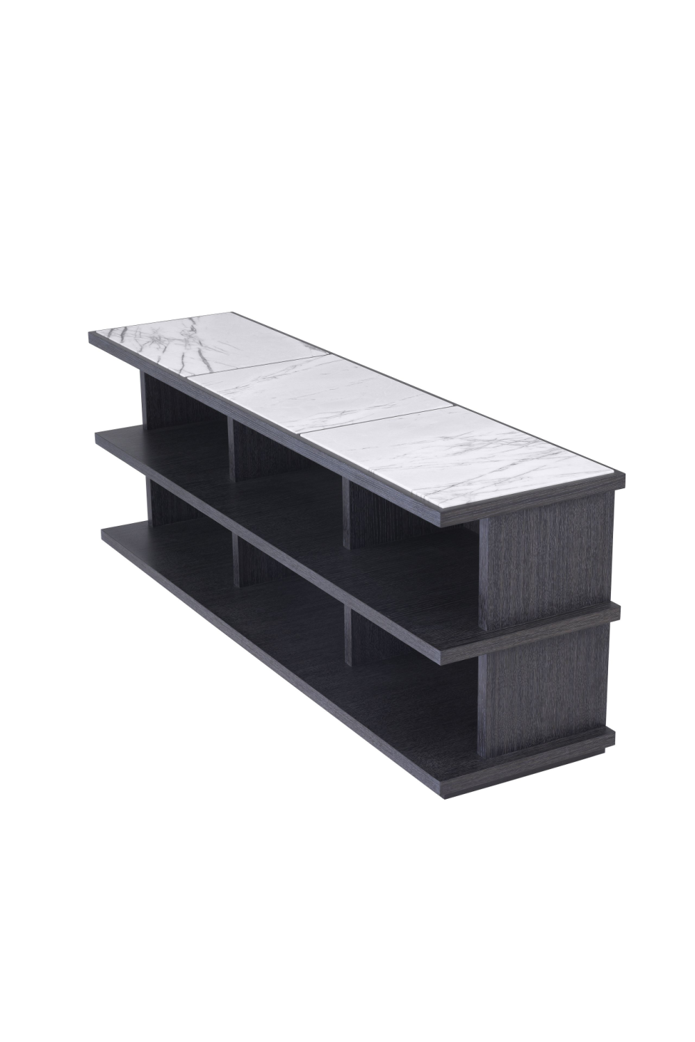 Gray Oak Marble TV Cabinet | Eichholtz Miguel | #1 Eichholtz Trade Partner