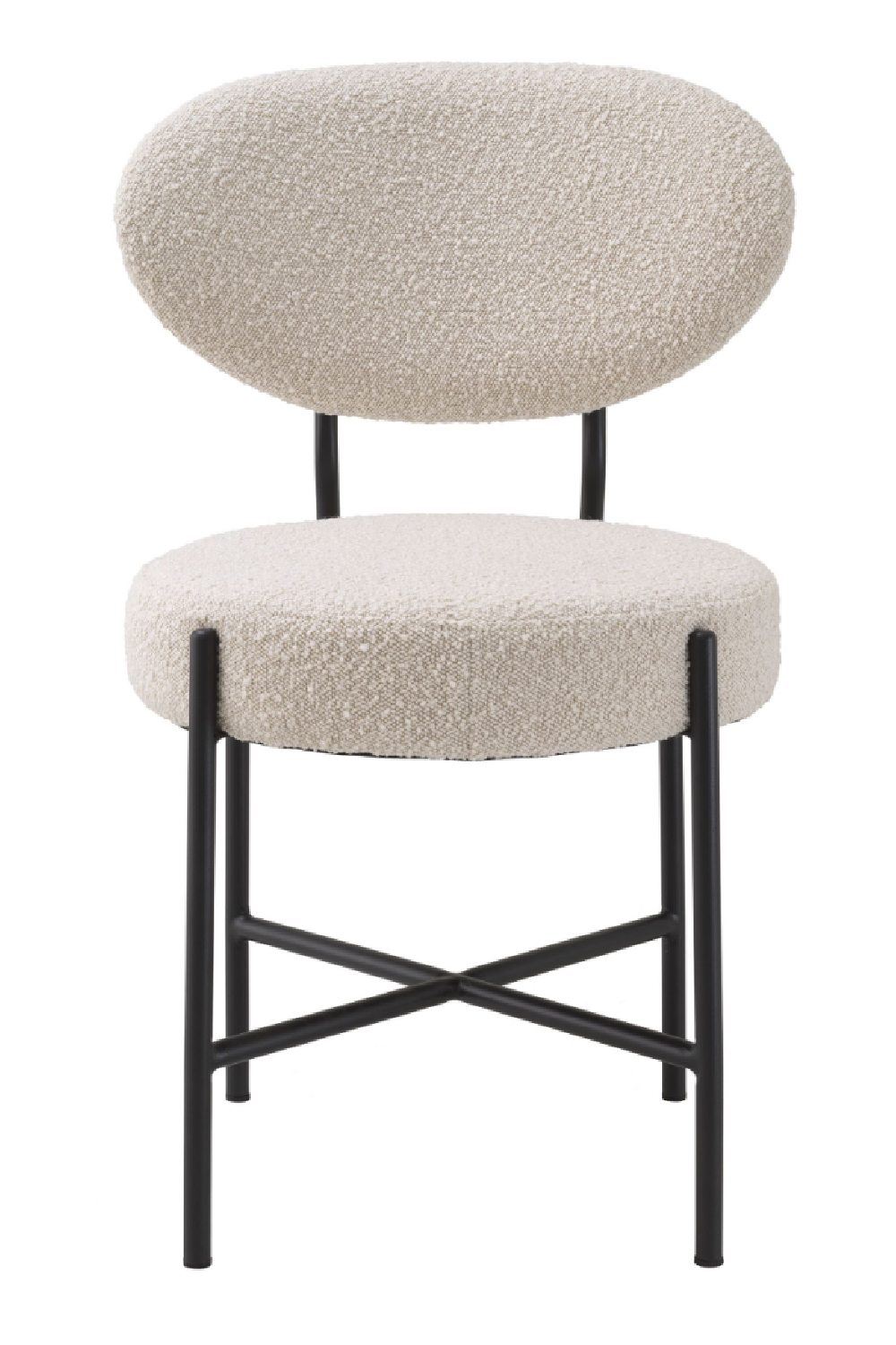 Cream Bouclé Dining Chairs (2) | Eichholtz Vicq  | Oroa.com