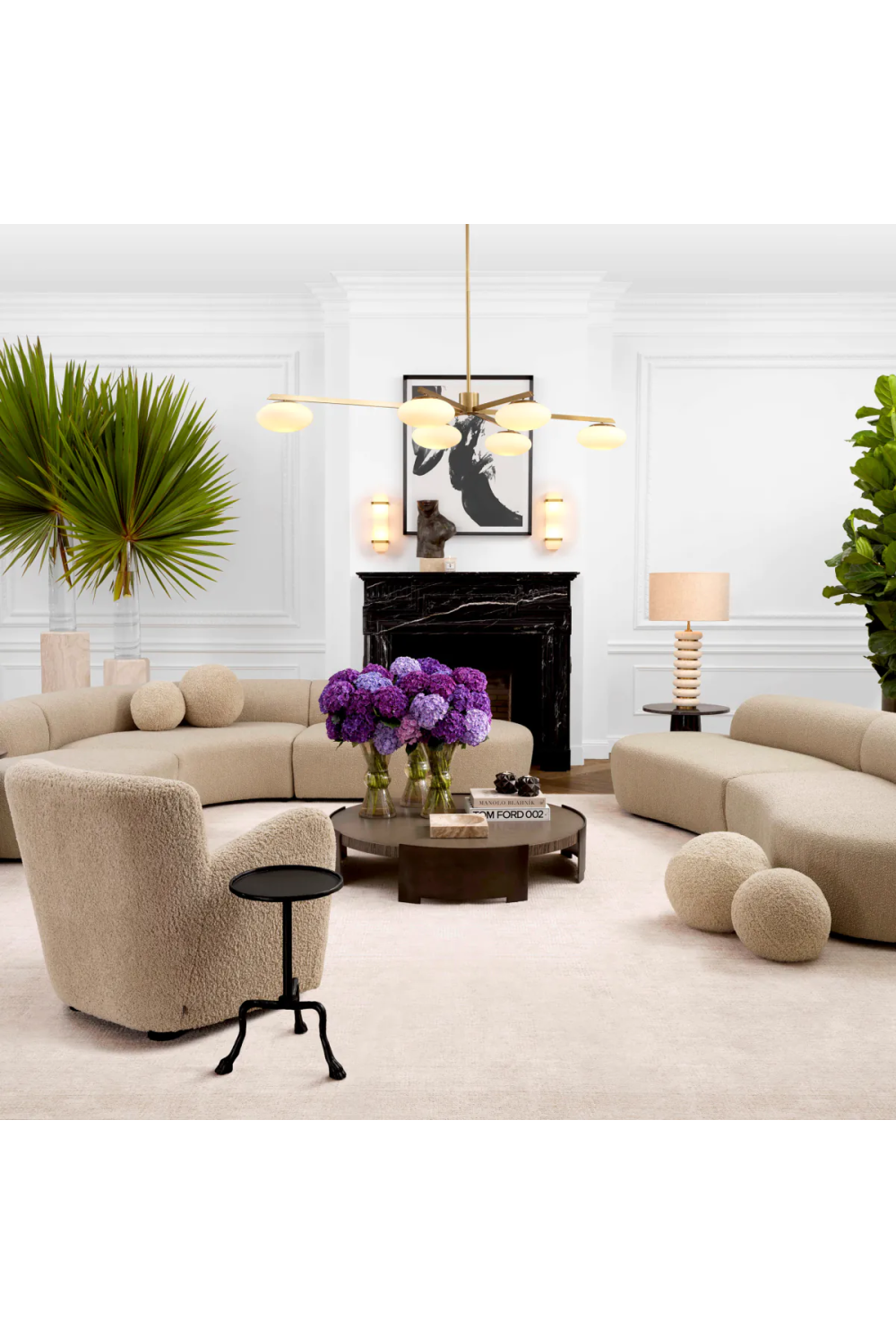 Beige Handwoven Carpet 10' x 13' | Eichholtz Pep | Oroa.com