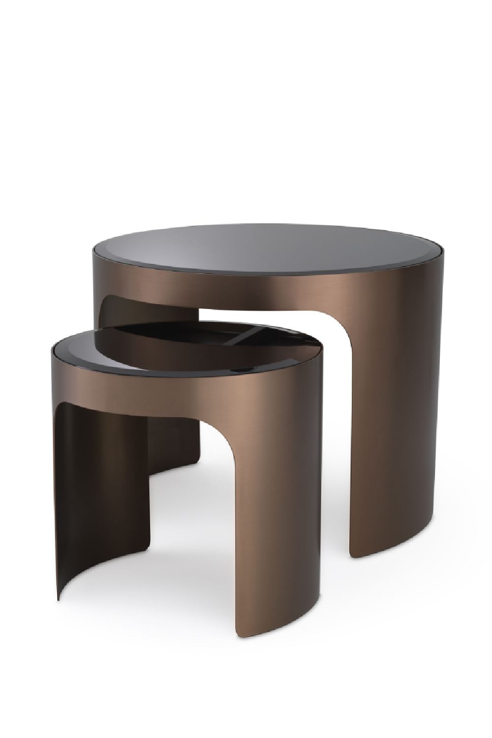 Bevelled Glass Side Tables (2) | Eichholtz Piemonte | Oroa.com