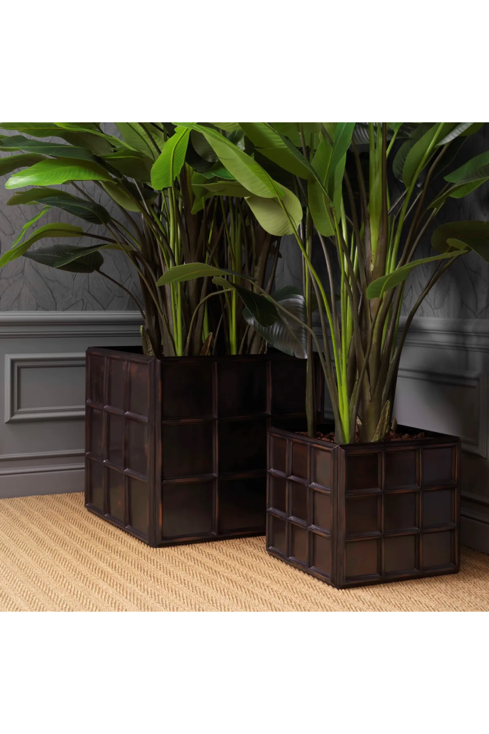 Rustic Style Outdoor Planter | Eichholtz Grid | Oroa.com