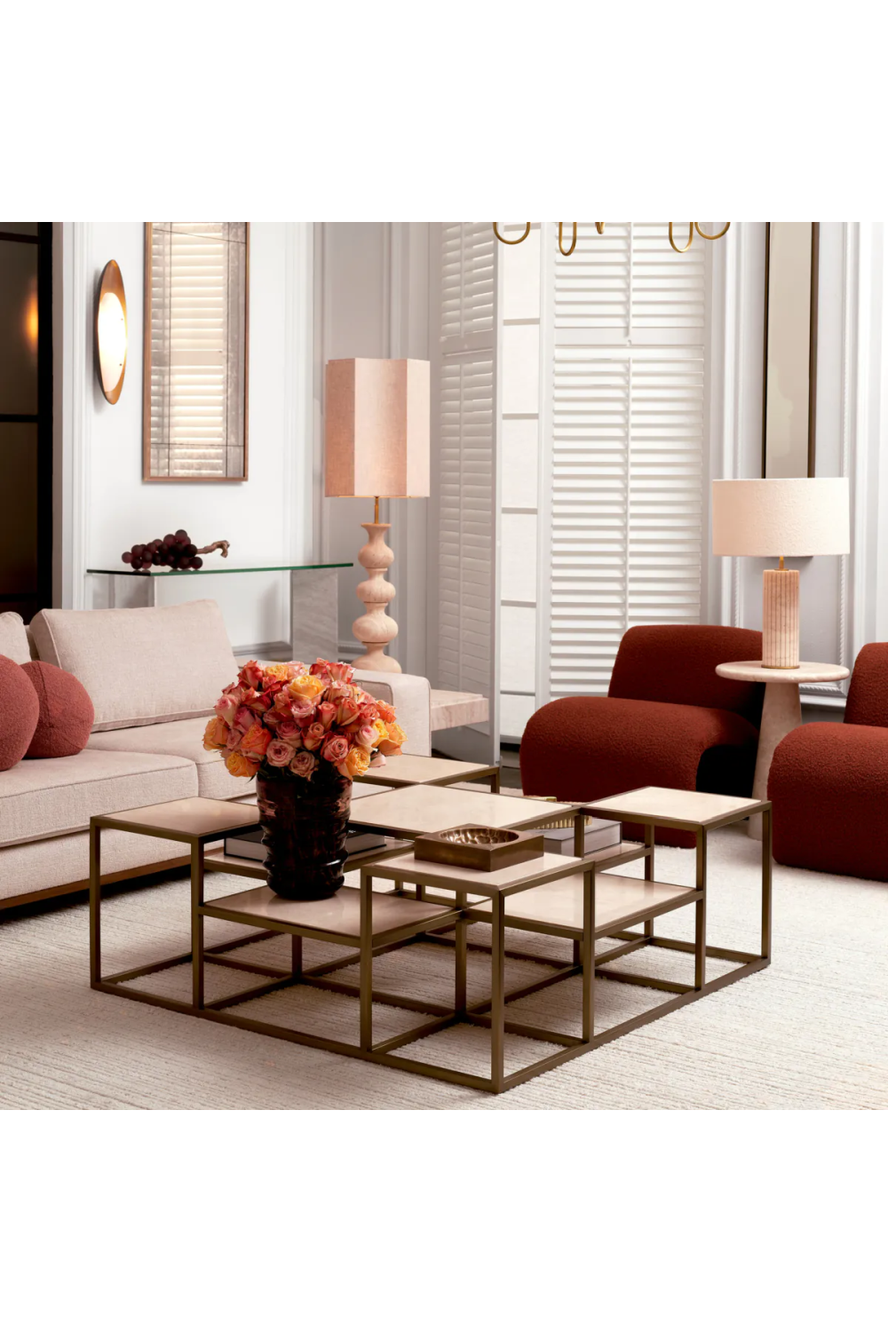 Minimalist Ivory Wool Carpet | Eichholtz Torrance | Oroa.com