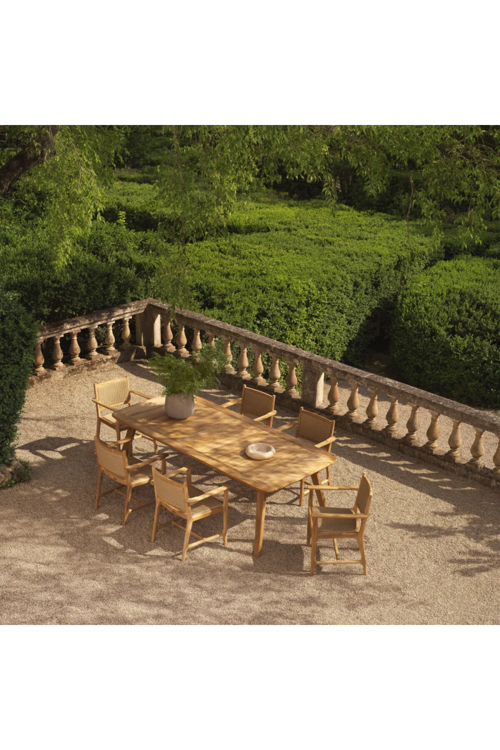 Natural Weave Outdoor Dining Chair | Eichholtz Pivetti | Oroa.com