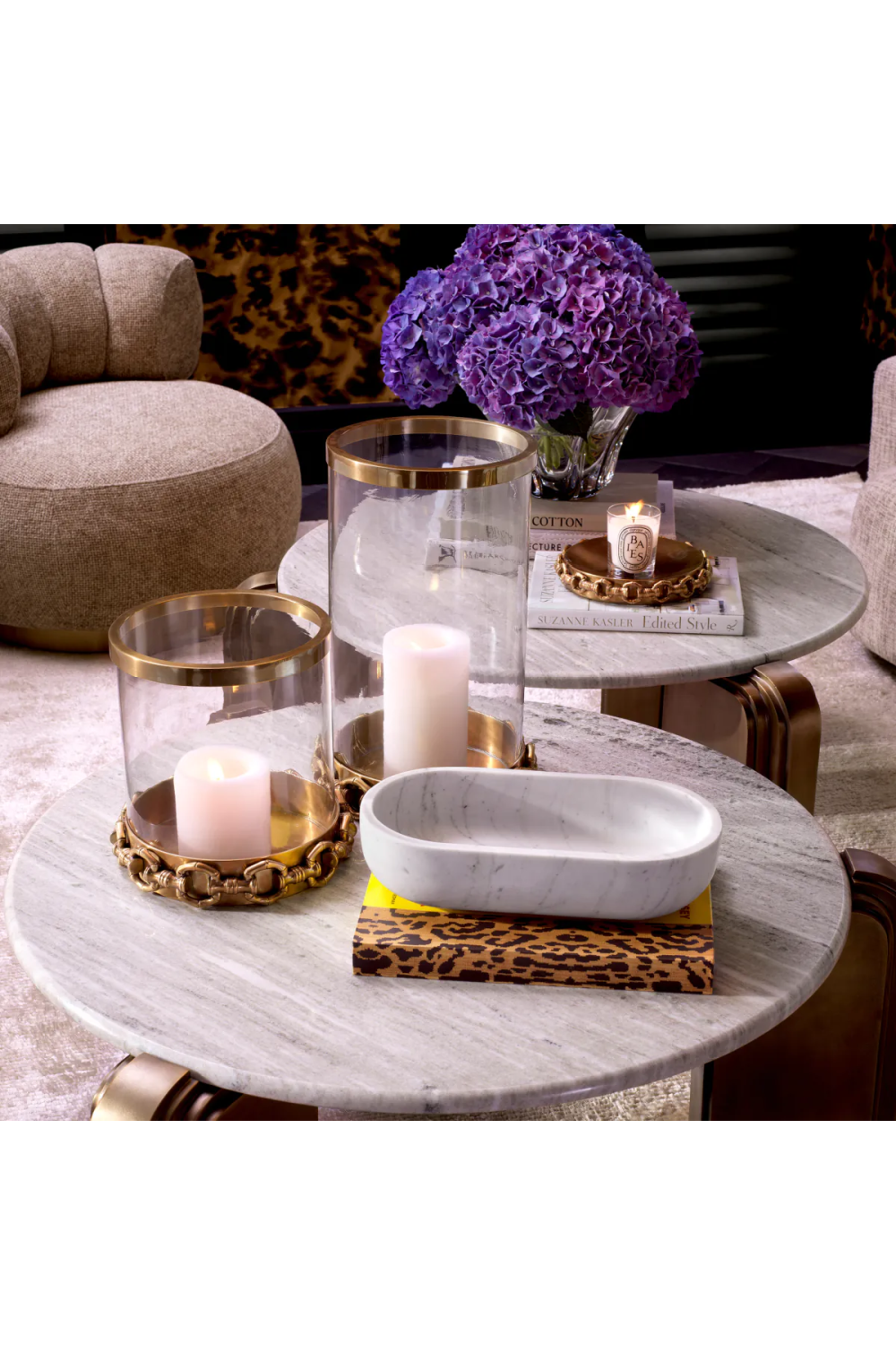 White Marble Bowl | Eichholtz Terrebonne | Oroa.com