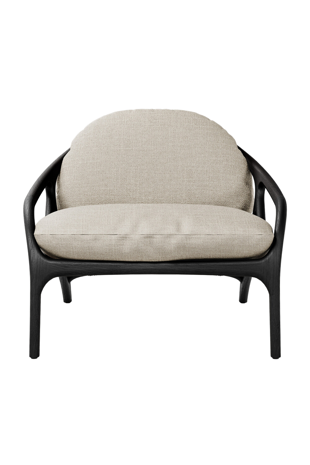 Varnished Teak Outdoor Lounge Chair | Morpho By Tomorrowland Vime | Oroa.com